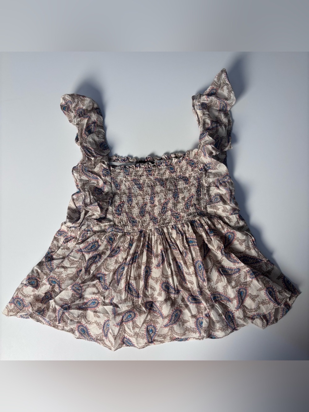 Saks Fifth Ave Ulla Johnson Syma Top in paisley print